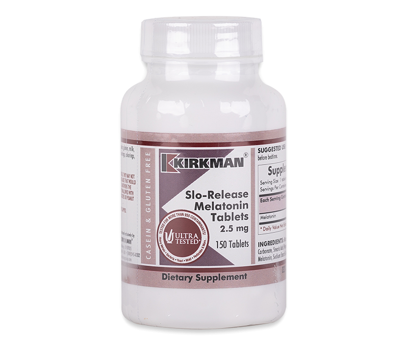 KIRKMAN Slo-Release Melatonin 2,5 mg 150 tabletek