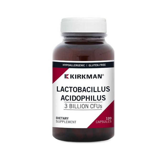 KIRKMAN Lactobacillus Acidophilus (Hypoallergenic) 120 kapsułek