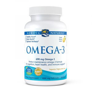 Omega-3 (EPA i DHA) z oczyszczonych olejów ryb morskich - Suplementy diety Nordic Naturals