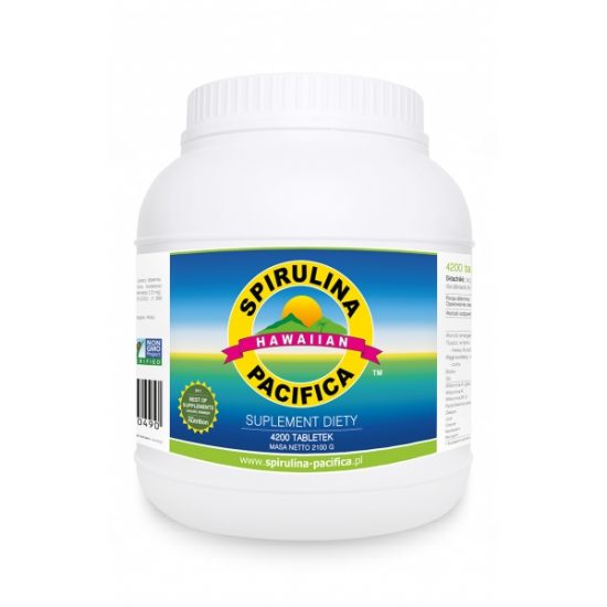 Spirulina Pacifica® hawajska 500 mg - Suplementy diety Cyanotech Corporation