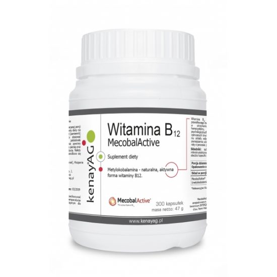 witamina B12 metylokobalamina - Suplementy diety kenayAG