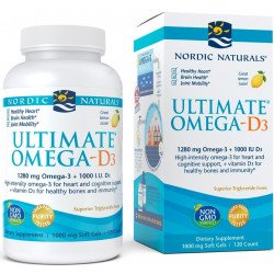 NORDIC NATURALS Ultimate Omega – D3 120 kapsułek