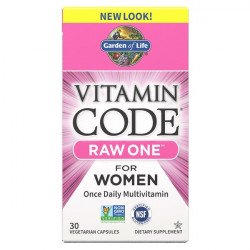 Garden of Life Vitamin Code RAW ONE for Women 30 kapsułek