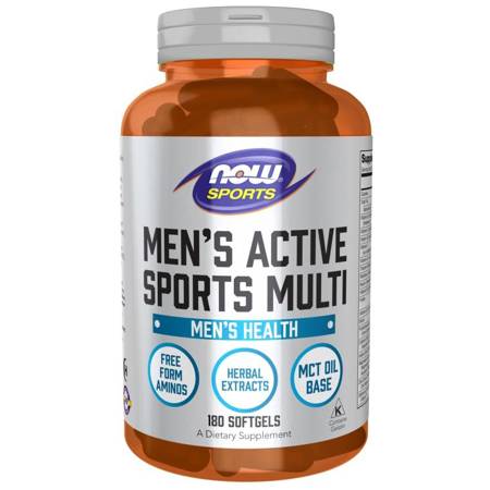 NOW Foods Men’s Active Sports Multi 180 kapsułek