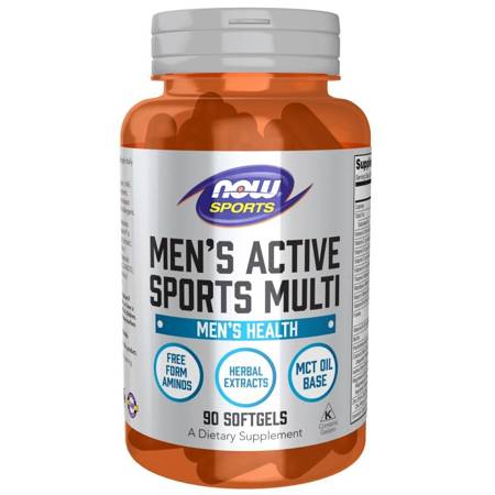 NOW Foods Men’s Active Sports Multi 90 kapsułek