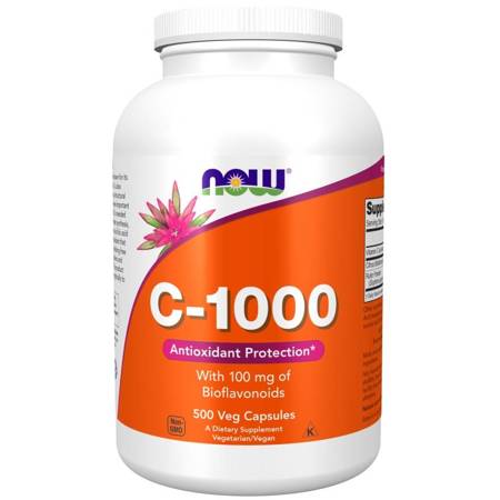NOW Foods Vitamin C-1000 with 100mg Bioflavonids 500 kapsułek