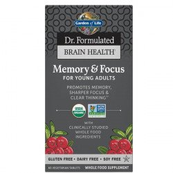 Garden of Life Dr. Formulated Memory & Focus for Young Adults 60 tabletek