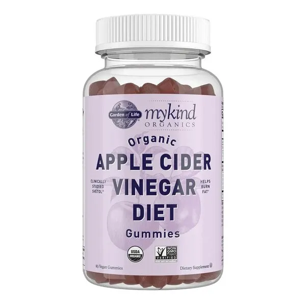 Garden of Life Mykind Organics Apple Cider Vinegar Diet Gummies 63 żelki